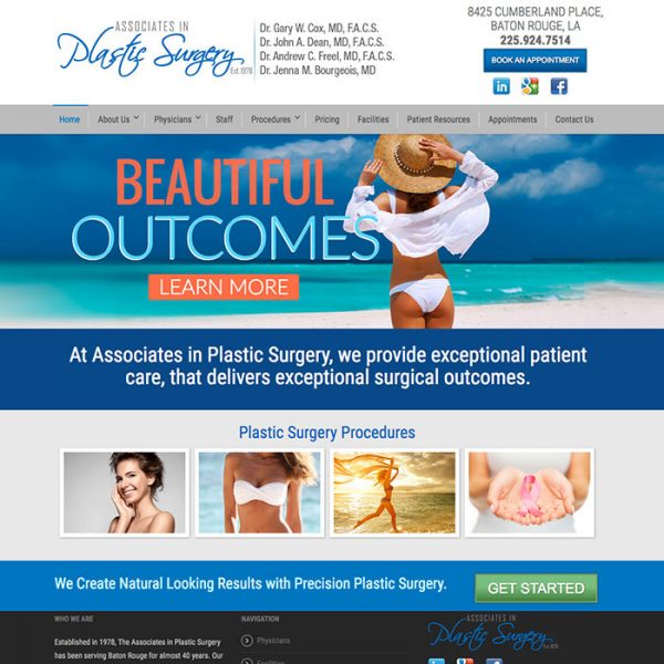 Plastic Surgery Website